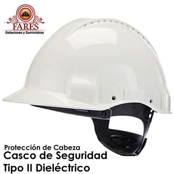 Protección-de-Cabeza-Casco de Seguridad Tipo II Dieléctrico Color-Azul-Amarillo-Blanco-Verde- Negro-Rosa Dotaciones-Fares-Bogotá-Colombia Casco de Seguridad Tipo II Dieléctrico