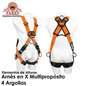 Arnés en X Multipropósito 4 Argollas