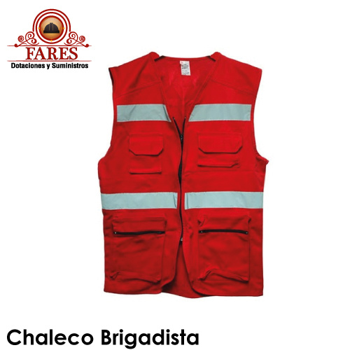 Chaleco-Brigadista-Dotaciones-Fares Chaleco Brigadista