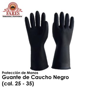 Guante-de-Caucho-Negro(cal.-25---35) Guante de Caucho Negro(cal. 25 - 35)