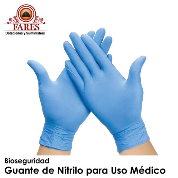 Guante de Nitrilo para Uso Médico