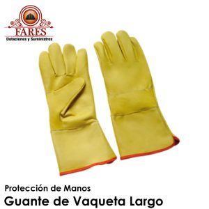 Guante-de-Vaqueta-Largo Guante de Vaqueta Largo