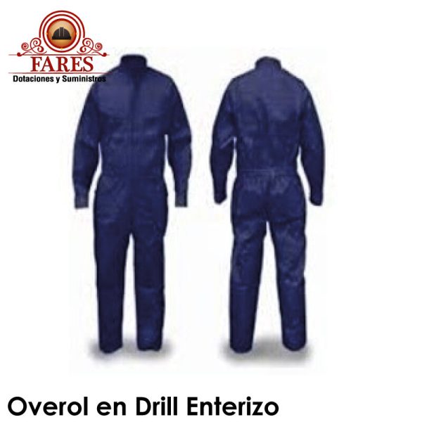 Overol en Drill Enterizo